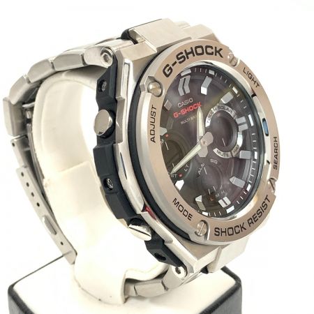  CASIO カシオ Gショック Gスチール ソーラー電波クォーツ 腕時計  GST-W110D-1AJF グレー