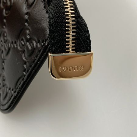  GUCCI グッチ キーリング付き コインケース 447964 1000 ブラック