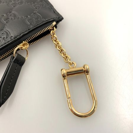 GUCCI グッチ キーリング付き コインケース 447964 1000 ブラック