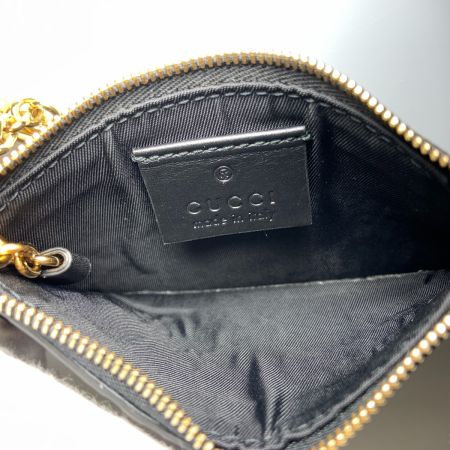  GUCCI グッチ キーリング付き コインケース 447964 1000 ブラック