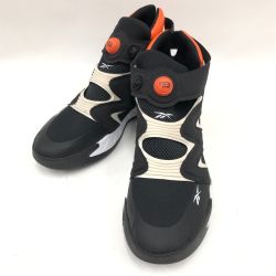 〇〇 REEBOK リーボック インスタポンプフューリー ゾーン メンズ スニーカー 27cm G55140 ブラック×ホワイト×オレンジ Bランク