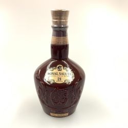 〇〇 ROYAL SALUTE(CHIVAS REGAL) ロイヤルサルート ブレンデッド スコッチ ウイスキー 700ml 40度 21年 赤  Nランク 未開栓