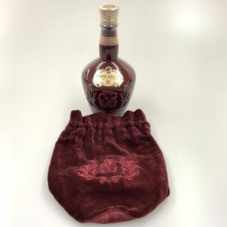  ROYAL SALUTE(CHIVAS REGAL) ロイヤルサルート ブレンデッド スコッチ ウイスキー 700ml 40度 21年 赤  未開栓