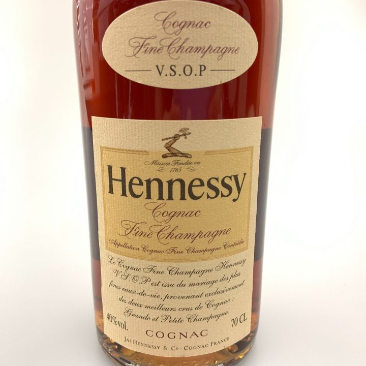 Hennessy ヘネシー V.S.O.P. フィーヌシャンパーニュ コニャック ブランデー 700ml 40%  未開栓｜中古｜なんでもリサイクルビッグバン