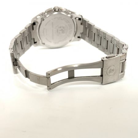  CITIZEN シチズン エクシード エコドライブ ソーラー電波クォーツ 腕時計 H10B-TO15620 シルバー x ブラック 