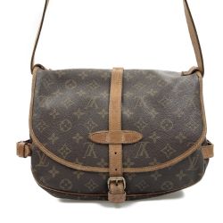 〇〇 LOUIS VUITTON ルイヴィトン モノグラム ソミュール 30 斜め掛け ショルダーバッグ M42256 ブラウン Cランク