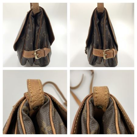  LOUIS VUITTON ルイヴィトン モノグラム ソミュール 30 斜め掛け ショルダーバッグ M42256 ブラウン