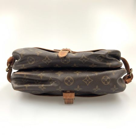  LOUIS VUITTON ルイヴィトン モノグラム ソミュール 30 斜め掛け ショルダーバッグ M42256 ブラウン