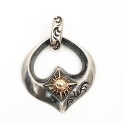 〇〇 ARIZONA FREEDOM アリゾナフリーダム ペンダントトップ イーグル ハートトップ シルバー T-95a Bランク