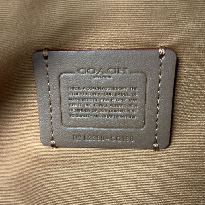 COACH コーチ シグネチャー デニム ミニ ベルト バッグ ボディバッグ CQ186 ブラック｜中古｜なんでもリサイクルビッグバン