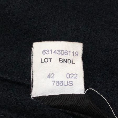  Schott ショット メンズ メルトン ジップアップ ピーコート サイズ42 766US ブラック