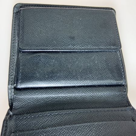  LOUIS VUITTON ルイヴィトン タイガ ポルトビエ 3カルト クレディ 二つ折り財布 M30452 ブラック