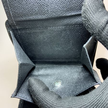  LOUIS VUITTON ルイヴィトン タイガ ポルトビエ 3カルト クレディ 二つ折り財布 M30452 ブラック