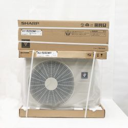 〇〇 SHARP シャープ エアコン 単相100V 室外機 AU-R25DMY セット AY-R25DM 未開封品  Nランク