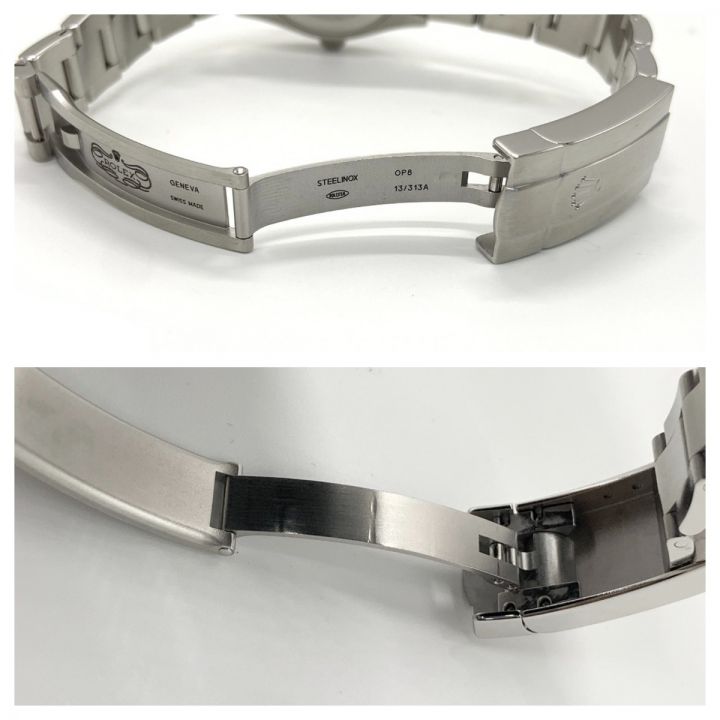 日本ロレックスOH済み 純正レザー バックル ロレックス オイスターデイト 6694 ブラック文字版 Rolex Oyster Date ロレックス⁄オイスターパーペチュアルデイト⁄ゴールドダイヤル⁄SSGP