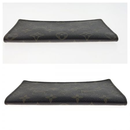  LOUIS VUITTON ルイヴィトン モノグラム ポルト バルール カルト クレディ 二つ折り長財布 M61823 ブラウン