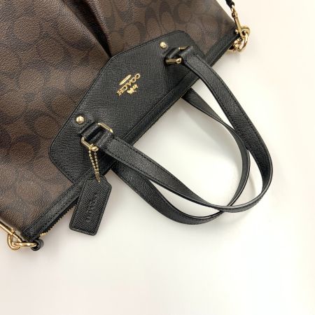  COACH コーチ シグネチャートートバッグ F34614 ブラウン