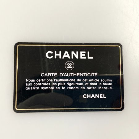  CHANEL シャネル キャビアスキン Wホック 二つ折り財布 ブラック