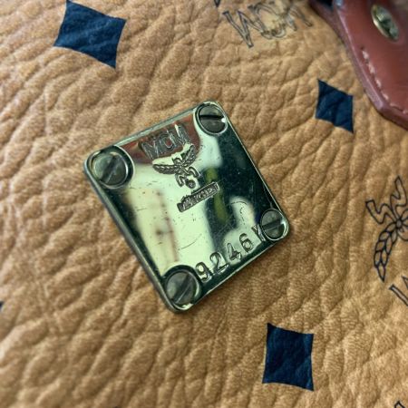  MCM エムシーエム ヴィセトス ミニボストンバッグ  ブラウン