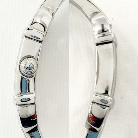  GUCCI グッチ バングル クォーツ 腕時計 6800l シルバー