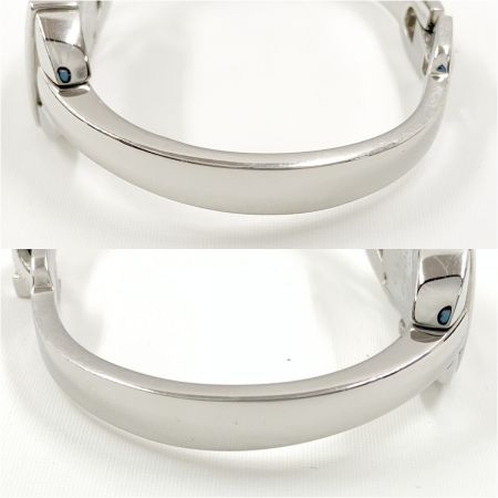  GUCCI グッチ バングル クォーツ 腕時計 6800l シルバー