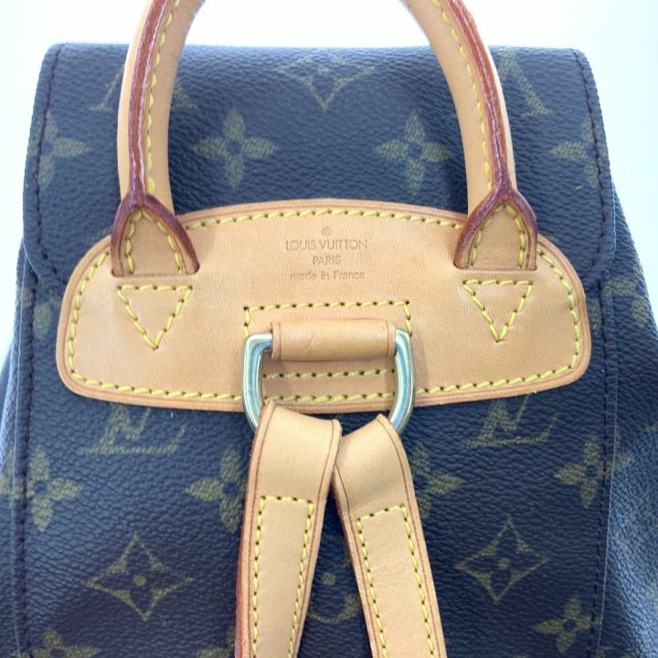 LOUIS VUITTON ルイヴィトン モノグラム モンスリMM バックパック リュックサック M51136 ブラウン  紐欠品｜中古｜なんでもリサイクルビッグバン