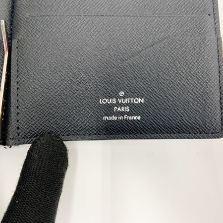  LOUIS VUITTON ルイヴィトン タイガ ポルトフォイユ パンス マネークリップ式二つ折り短財布 M62978 ブラック