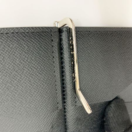  LOUIS VUITTON ルイヴィトン タイガ ポルトフォイユ パンス マネークリップ式二つ折り短財布 M62978 ブラック