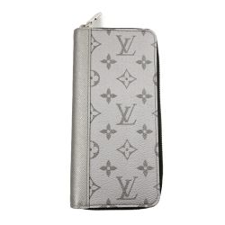 〇〇 LOUIS VUITTON ルイヴィトン タイガラマ ジッピーウォレット ヴェルティカル ラウンドファスナー長財布 M30841 グレー Bランク