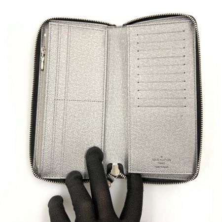  LOUIS VUITTON ルイヴィトン タイガラマ ジッピーウォレット ヴェルティカル ラウンドファスナー長財布 M30841 グレー