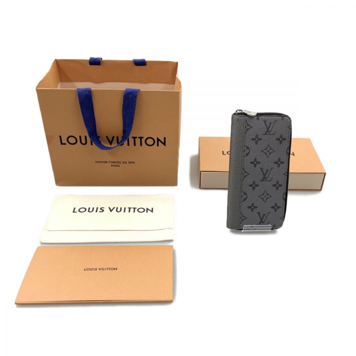 LOUIS VUITTON ルイヴィトン タイガラマ ジッピーウォレット ヴェルティカル ラウンドファスナー長財布 M30841 グレー｜中古 ｜なんでもリサイクルビッグバン