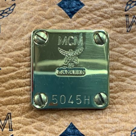  MCM エムシーエム ヴィセトス ボストンバッグ トラベルバッグ ブラウン