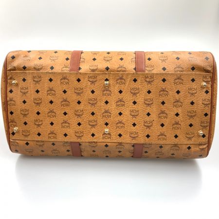  MCM エムシーエム ヴィセトス ボストンバッグ トラベルバッグ ブラウン