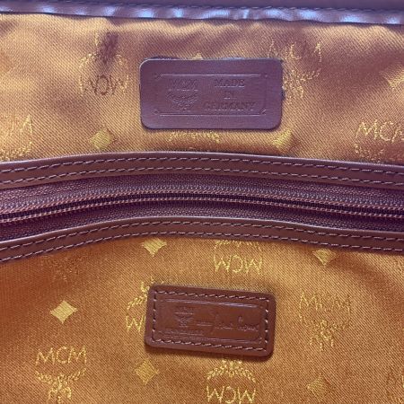  MCM エムシーエム ヴィセトス ボストンバッグ トラベルバッグ ブラウン