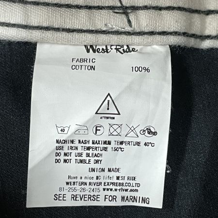  WEST RIDE ウエストライド メンズ ショートパンツ サイズ30 ブラック