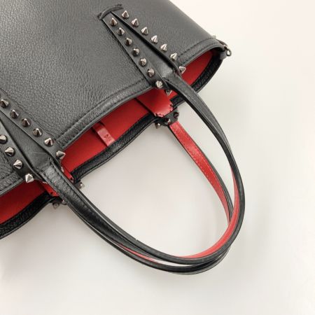  Christian Louboutin クリスチャンルブタン カバタ ミニ 2WAYハンドバッグ  1205054 ブラック x レッド