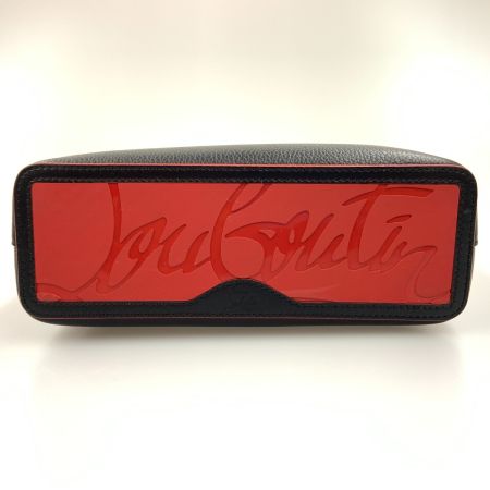  Christian Louboutin クリスチャンルブタン カバタ ミニ 2WAYハンドバッグ  1205054 ブラック x レッド