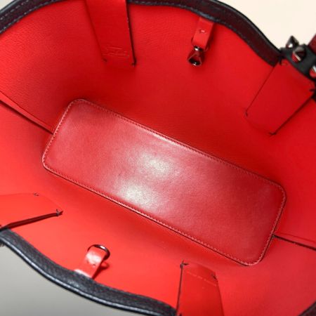  Christian Louboutin クリスチャンルブタン カバタ ミニ 2WAYハンドバッグ  1205054 ブラック x レッド