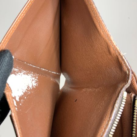  LOUIS VUITTON ルイヴィトン モノグラム ポルト パピエ ジップ  二つ折り財布  M61207 ブラウン