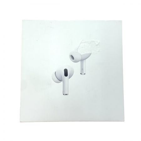  Apple アップル AirPods Pro 第2世代 MagSafe充電ケース(USB-C)付き ワイヤレス イヤホン MTJV3J/A ホワイト