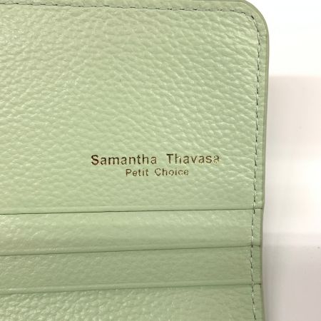  Samantha Thavasa サマンサタバサ オーロラカラー 長財布 エメラルドグリーン