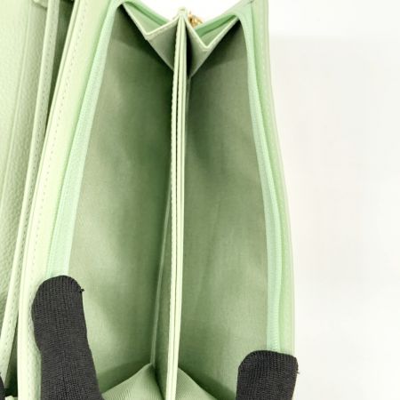  Samantha Thavasa サマンサタバサ オーロラカラー 長財布 エメラルドグリーン