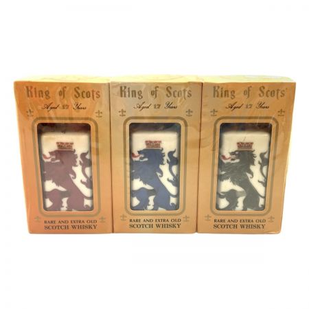  King of Scots キングオブスコッツ スコッチ ウィスキー ミニボトル 50ml 43% 3本セット 未開栓