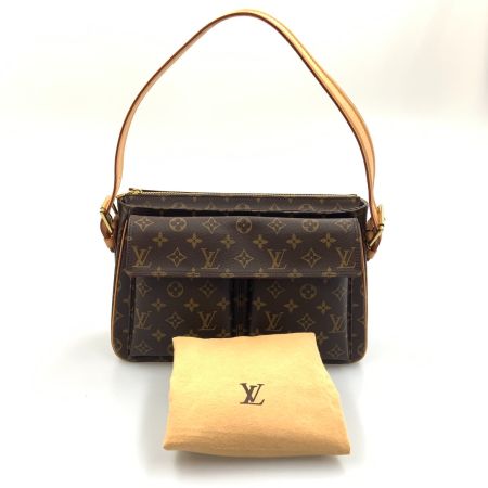  LOUIS VUITTON ルイヴィトン モノグラム ヴィバシテGM セミショルダーバッグ  M51163 ブラウン