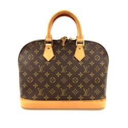 〇〇 LOUIS VUITTON ルイヴィトン モノグラム アルマ ハンドバッグ ハンドバッグ M51130 ブラウン Bランク