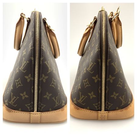  LOUIS VUITTON ルイヴィトン モノグラム アルマ ハンドバッグ ハンドバッグ M51130 ブラウン