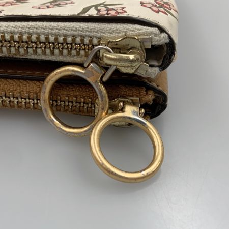  TORY BURCH トリーバーチ ペリーボンベダブルジップ ショルダーバッグ ホワイト x ブラウン