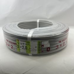 〇〇 YAZAKI 電材 VVFケーブル 3芯 3× 2.0 PbF 100m 未開封品 Nランク