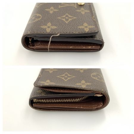  LOUIS VUITTON ルイヴィトン モノグラム ポルトモネ ビエトレゾール  二つ折り財布 M61730