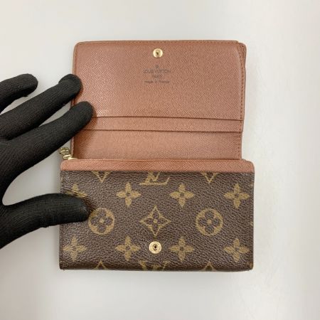  LOUIS VUITTON ルイヴィトン モノグラム ポルトモネ ビエトレゾール  二つ折り財布 M61730